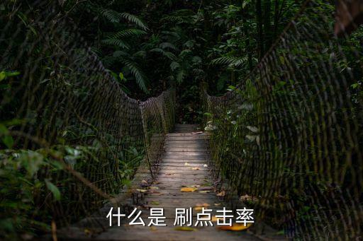 什么是 刷點擊率