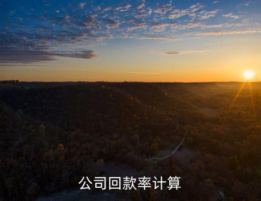 公司回款率計(jì)算