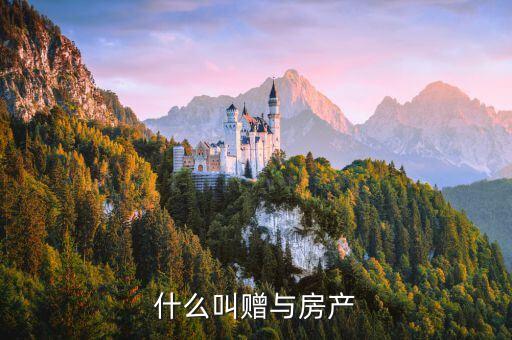 贈與房產，房產贈與的問題