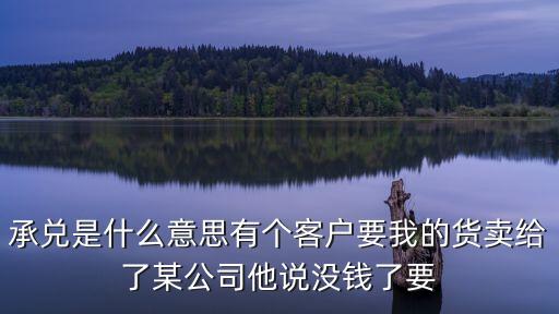 承兌是什么意思，請(qǐng)問(wèn)承兌是什么