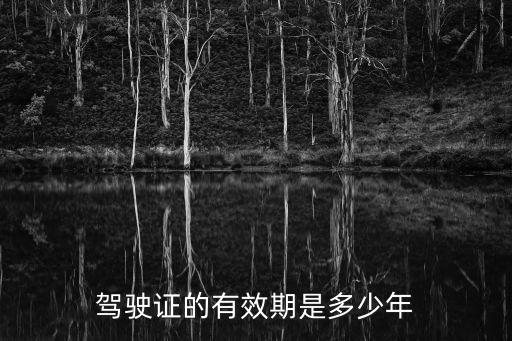 駕駛證的有效期是多少年