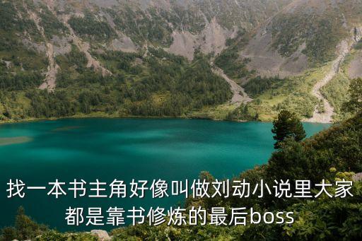 找一本書(shū)主角好像叫做劉動(dòng)小說(shuō)里大家都是靠書(shū)修煉的最后boss