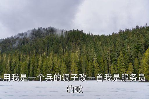 我是服務(wù)員，用我是一個(gè)兵的調(diào)子改一首我是服務(wù)員的歌