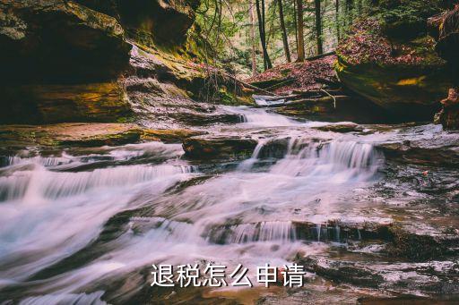 退稅怎么申請