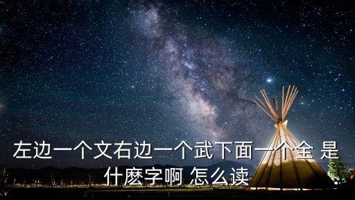 左邊一個文右邊一個武下面一個全 是什麼字啊 怎么讀