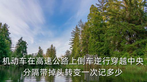 機動車在高速公路上倒車逆行穿越中央分隔帶掉頭轉(zhuǎn)變一次記多少