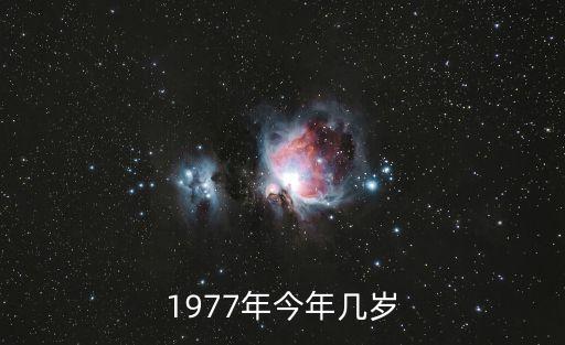 1977年今年幾歲
