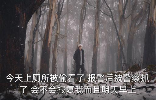 今天上廁所被偷看了 報警后被警察抓了 會不會報復我而且明天早上