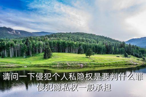 請問一下侵犯個人私隱權(quán)是要判什么罪 侵犯隱私權(quán)一般承擔(dān)