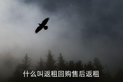 什么叫返租回購售后返租