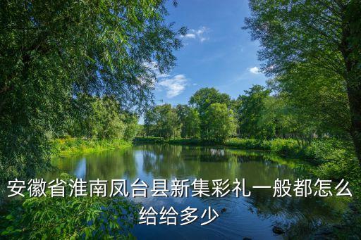 安徽省淮南鳳臺縣新集彩禮一般都怎么給給多少