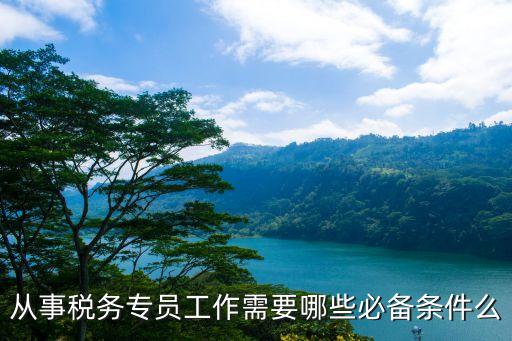 稅務(wù)專員，稅務(wù)專員是一種什么工作和會計有什么不同和會計一樣也分從