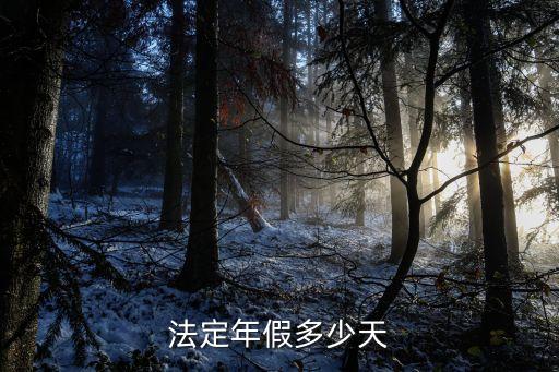 法定年假多少天