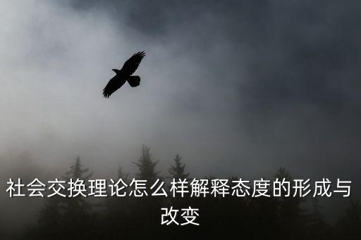 社會(huì)交換理論怎么樣解釋態(tài)度的形成與改變