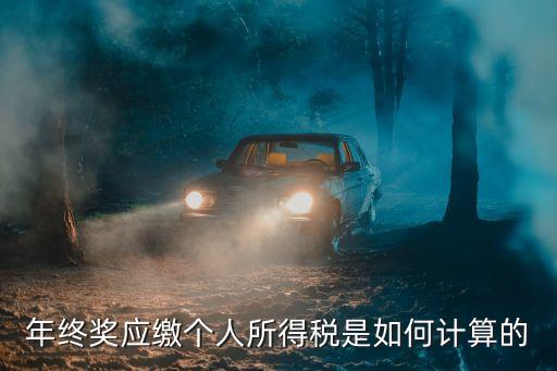 年終獎(jiǎng)怎么扣稅，年終獎(jiǎng)是如何計(jì)算繳納個(gè)人所得稅的