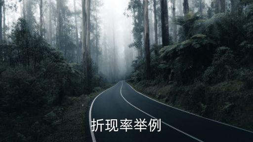 折現(xiàn)率舉例