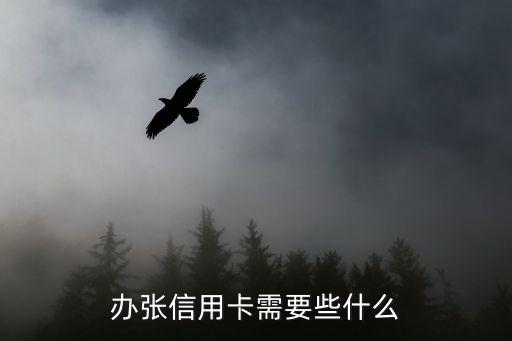 辦信用卡需要什么，辦信用卡都須要什么
