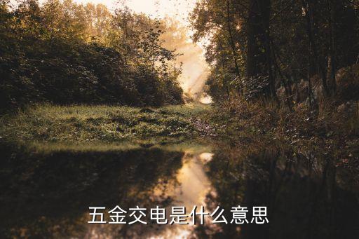 五金交電，營業(yè)執(zhí)照中的五金交電指的哪些商品
