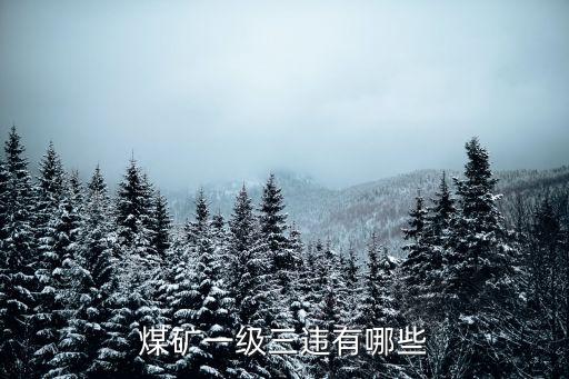 煤礦三違，煤礦安全三違指的是什么