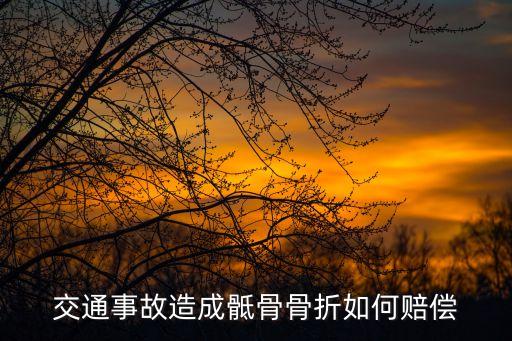 交通事故造成骶骨骨折如何賠償