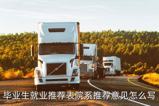 院系意見，院系意見怎樣寫