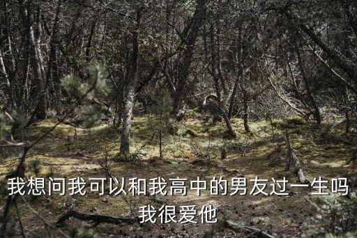 我的高中生男友，我想問我可以和我高中的男友過一生嗎我很愛他