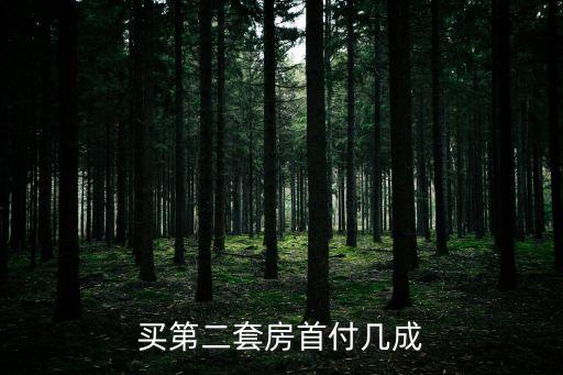 第二套房首付多少，現(xiàn)在買第二套房首付是多少求準(zhǔn)確答案
