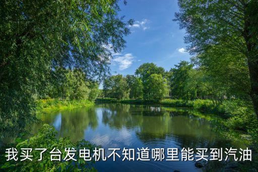 我買了臺發(fā)電機不知道哪里能買到汽油
