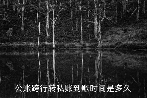 公轉(zhuǎn)私多久到賬，公賬跨行轉(zhuǎn)私賬到賬時間是多久