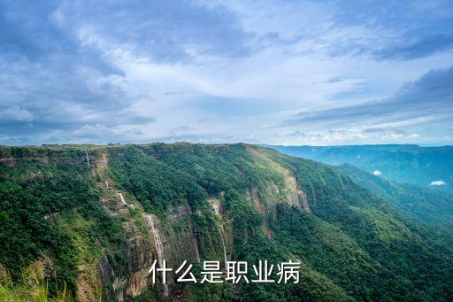 職業(yè)病指，什么是職業(yè)病
