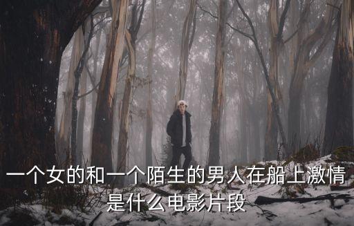 一個(gè)女的和一個(gè)陌生的男人在船上激情是什么電影片段