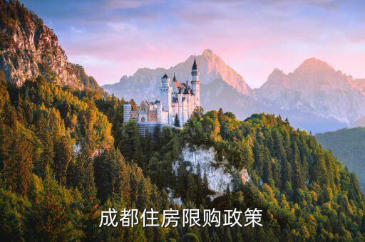 成都住房限購政策