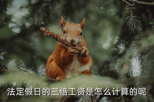 法定假日的三倍工資是怎么計算的呢
