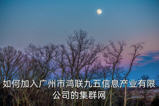 廣東鴻聯(lián)九五信息產(chǎn)業(yè)有限公司，中信智客網(wǎng)是哪個(gè)公司的網(wǎng)站