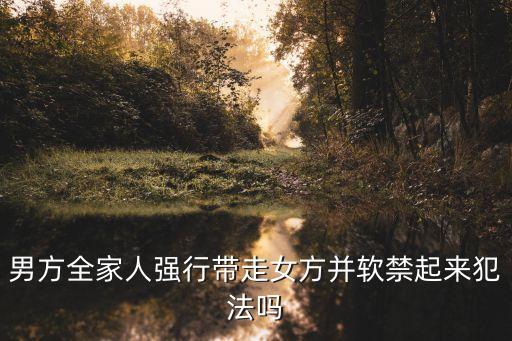 男方全家人強行帶走女方并軟禁起來犯法嗎