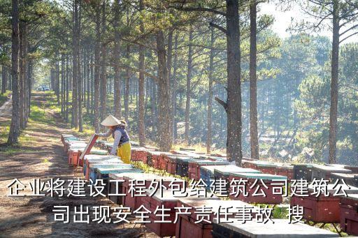 企業(yè)將建設(shè)工程外包給建筑公司建筑公司出現(xiàn)安全生產(chǎn)責(zé)任事故  搜