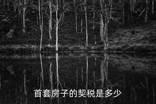 契稅多少錢，38萬的房子拿鑰匙要付多少契稅錢