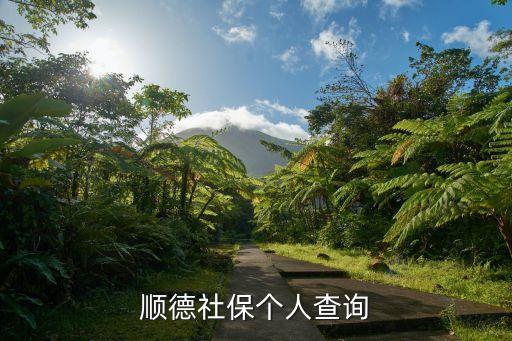 順德社保查詢(xún)，佛山順德社保查詢(xún)