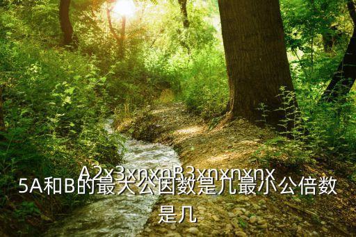 xnxnxnx，A2x3xnxnB3xnxnxnx5A和B的最大公因數(shù)是幾最小公倍數(shù)是幾