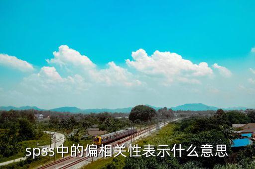 偏相關(guān)，spss中的偏相關(guān)性表示什么意思