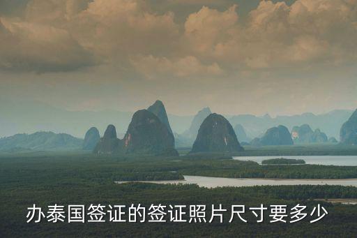 辦泰國簽證的簽證照片尺寸要多少