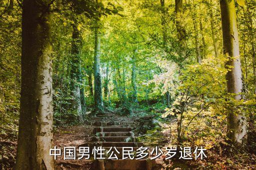 男人多少歲退休，中國男性公民多少歲退休