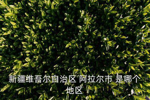 阿拉爾政府，新疆維吾爾自治區(qū) 阿拉爾市 是哪個地區(qū)