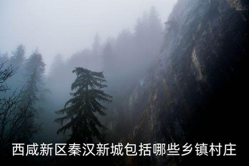 西咸新區(qū)秦漢新城包括哪些鄉(xiāng)鎮(zhèn)村莊