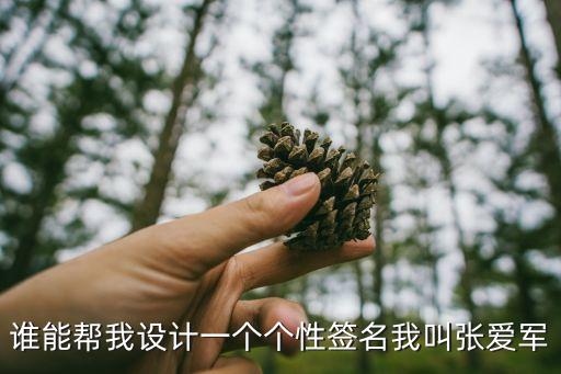 誰(shuí)能幫我設(shè)計(jì)一個(gè)個(gè)性簽名我叫張愛(ài)軍