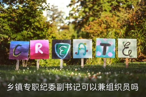 鄉(xiāng)鎮(zhèn)專職紀(jì)委副書記可以兼組織員嗎