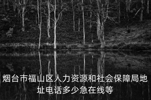 煙臺市人力資源和社會保障，煙臺市社保