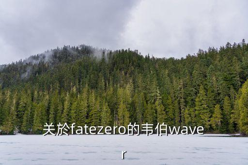 關於fatezero的韋伯waver