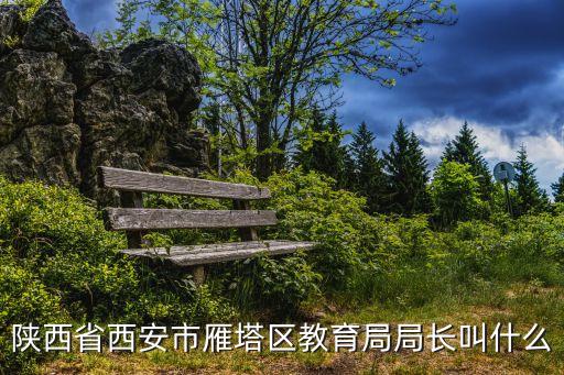 陜西省西安市雁塔區(qū)教育局局長叫什么