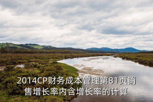 內(nèi)含增長率，內(nèi)含增長率的介紹